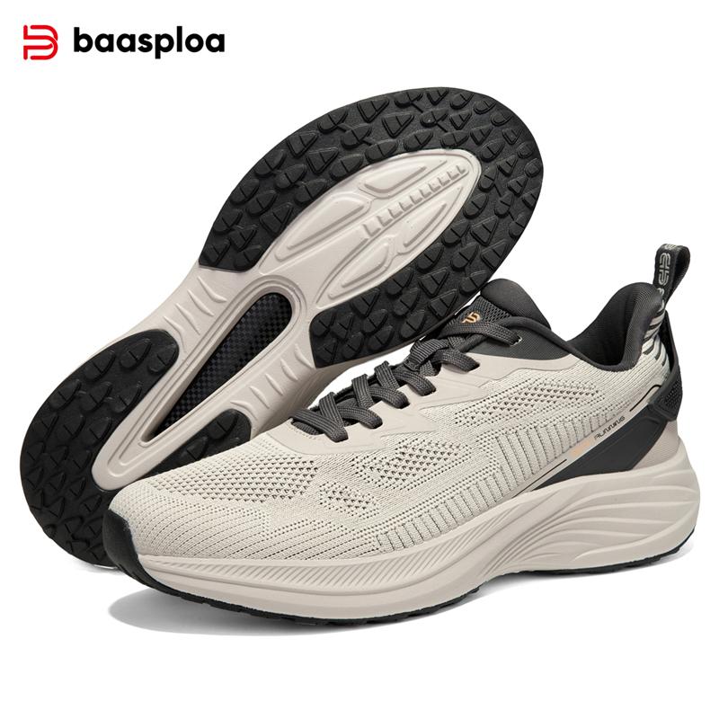 Baaploa Мужские кроссовки Модные мужские сетчатые дышащие противоскользящие износостойкие мужские кроссовки для бега на открытом воздухе для фитнеса мужские кроссовки