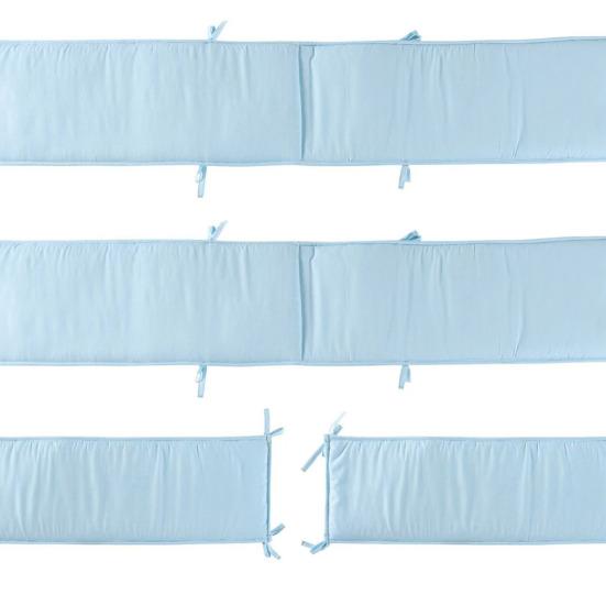 1 комплект детских мягких подкладок для внутренней части кроватки, 4 подкладки в комплекте