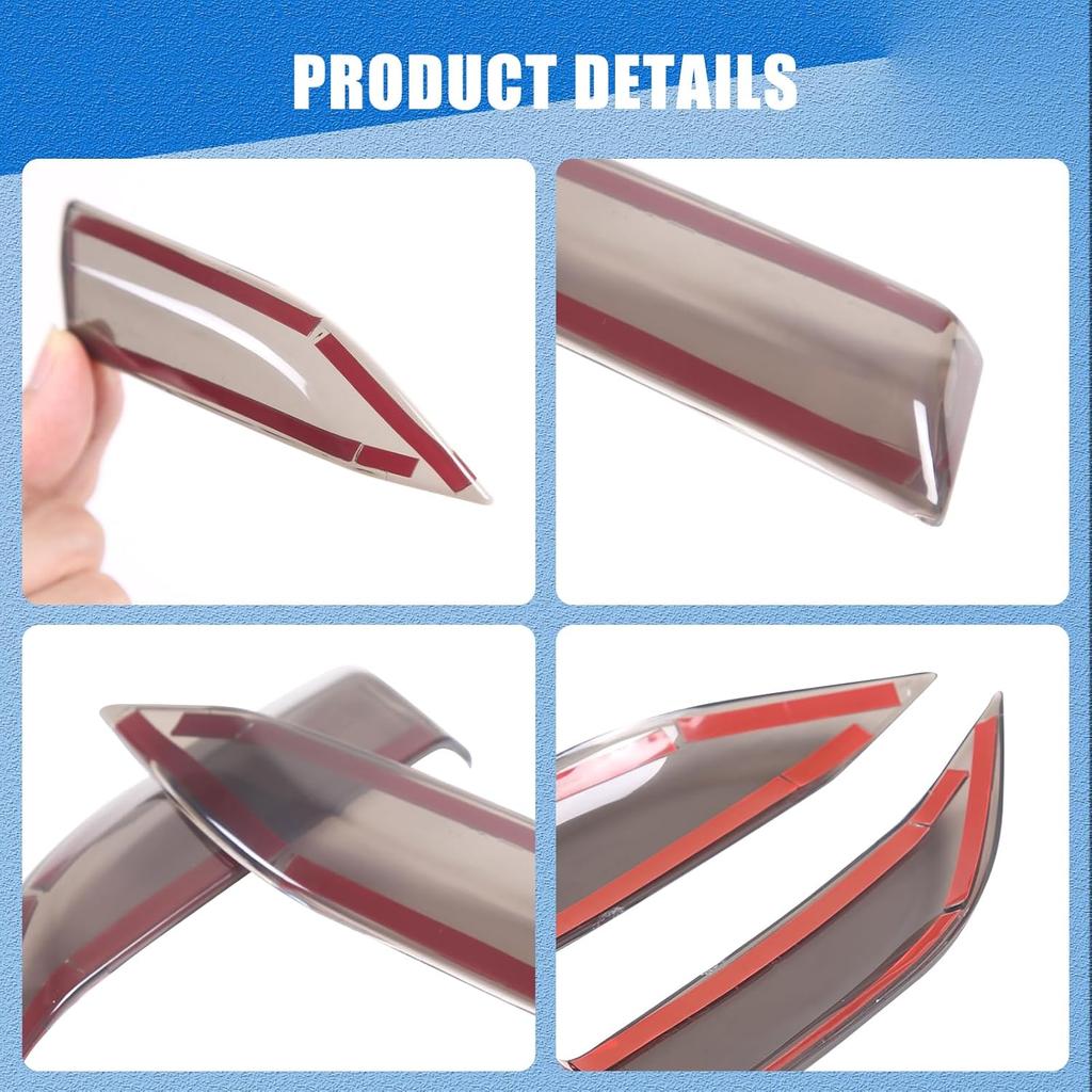 Smoked Tinted Light Cover Compatible with Cadillac Escalade 2021 2022 2023 Accessories, ABS Material Rearview Mirror Turn Signal Light Guard Covers