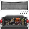Cargo Net For Pickup Truck Bed For Trunk Organizers And Storage Additional With 4 Metal Carabiner Buckles(Size:130X45cm)