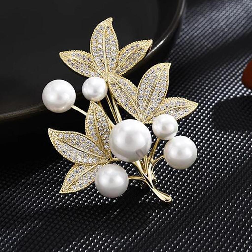 Жемчужина Роскошь Пальто Брошь Костюм Пальто Грудь Цветок Фиксированная Одежда Брошь Женские Универсальные Аксессуары