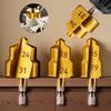 3PCS Hexagon Shank PPR Lifting Drill Bit Water Pipe Connection Tool 31/24/19mm Stepped Drill Bit Effortless Wear-resistant