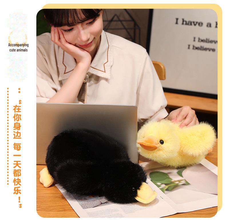 Милая плюшевая игрушка «Желтая утка и Белый гусь» — идеально подходит для объятий или подарков на день рождения