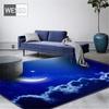 Moon Rug 3D Floor Carpet Living Room Big Size Flannel Water Absorption Rugs For Bathroom Rugs Bedroom Bedside Mat