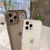 Простая пара Чехол для iPhone 16 Apple Мобильного телефона 16 Pro Max Прозрачный 13 Подходит для 8plus Боковой XS Мягкий Чехол