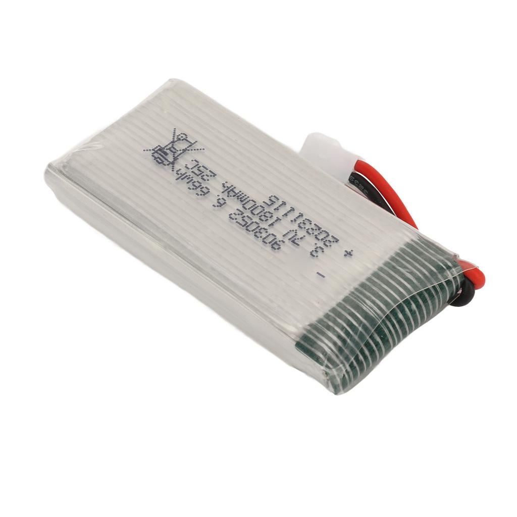 1800mAh 3.7V RC Drone Battery With XH2.54 Plug 903052 25C High Rate RC Helicopter Lithium Battery Fo