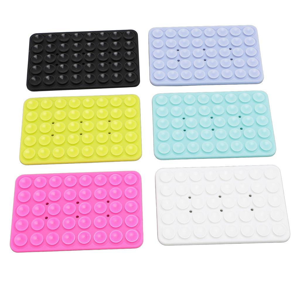 6 шт. присоска для телефона чехол крепление многофункциональная двухсторонняя силиконовая присоска подставка для телефона не