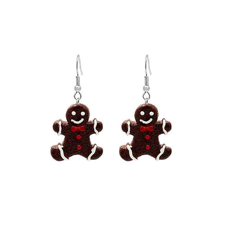1 Pair of Ladies' Christmas Earrings, Christmas Gift for Everyday Wear, Christmas-themed Jewellery, Ladies' Accessories