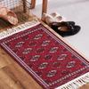 Hagiwara "Turkmen Style" Indoor Doormat, Red, Approx. 45 X 75 Cm, Machine Washable, Non-Slip