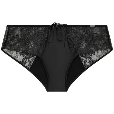 Черная этикетка серии логотип маленькая бирка сексуальные кружевные трусики полузакрытые женское нижнее белье QF7165AD-UB1