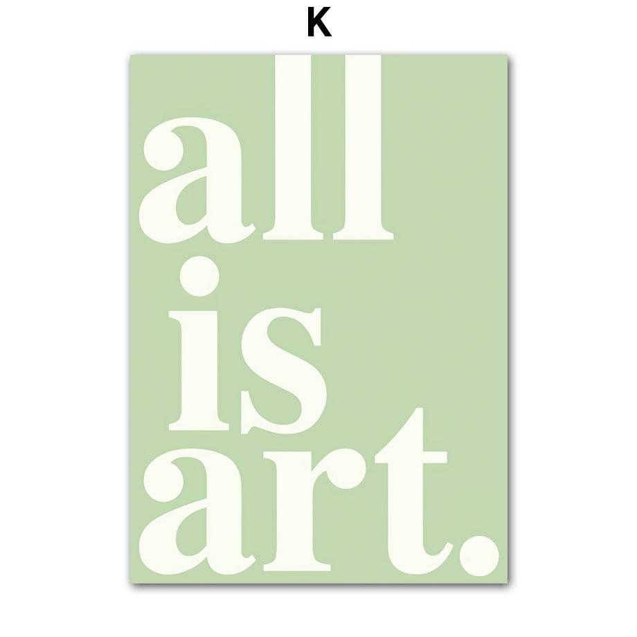 Spring Fresh Indie Pop Pink Green Flower Abstract Line Wall Art Canvas Painting Living Room Decor Poster And Print Wall Pictures