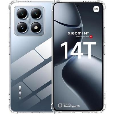 Чехол - Phonillico® - Xiaomi 14T - Противоударный - Мягкий - Прозрачный
