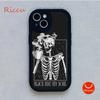 Чехол для телефона Grim Reaper Skull Skeleton Moblie для Iphone 15 promax 12 13 pro 14 Pro mini plus, защитные черные чехлы из овечьей кожи