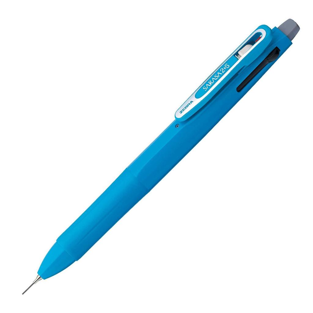 Zebra Pen 2 Colors Sharp Sarasa 2 SB Light Blue 10 Pieces Multi-function + + B-SJ2-LB