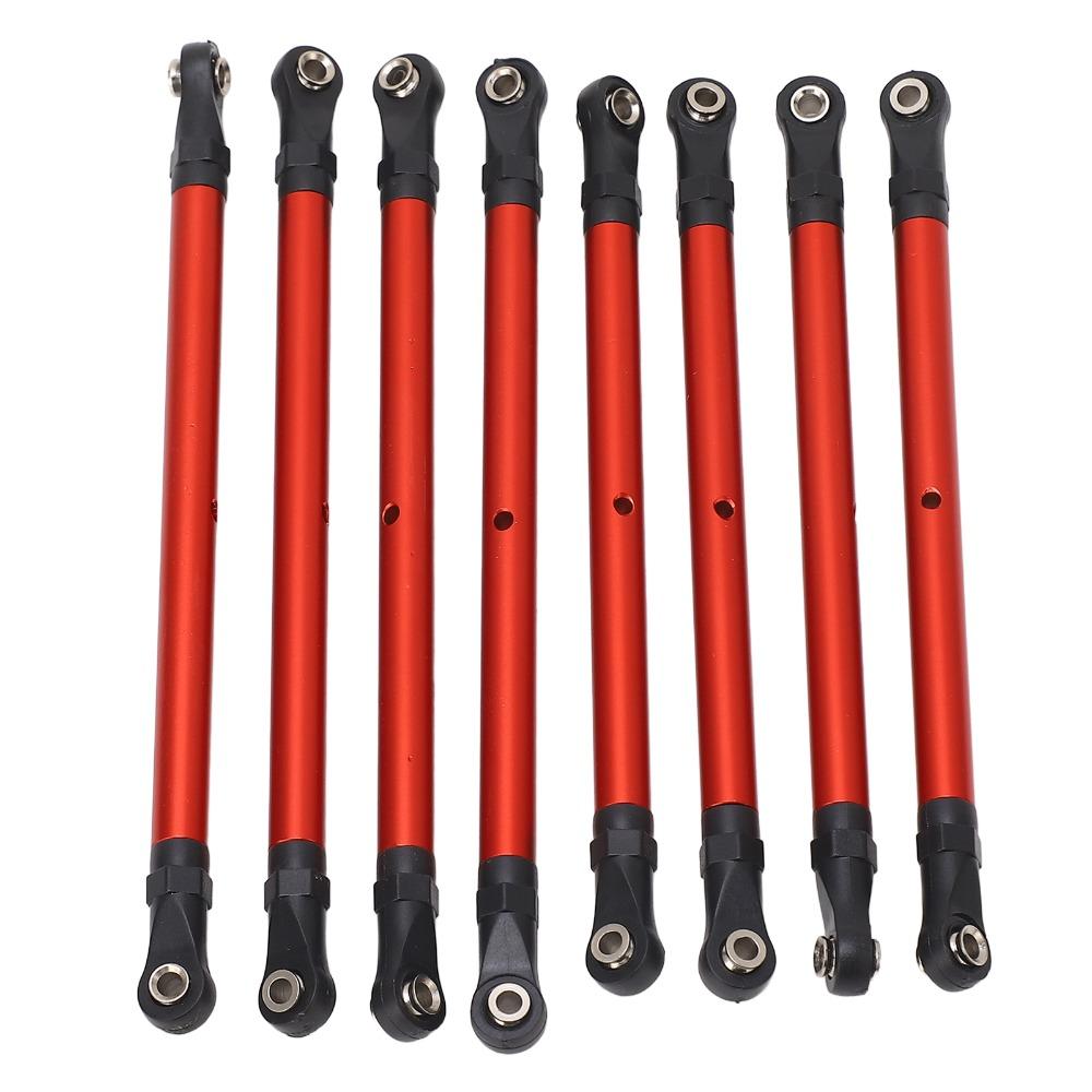 8Pcs Aluminum Alloy RC Linkage Rods for Axial SCX10 1/10 RC Crawler For RC Crawler