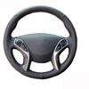 Ручная обшивка руля автомобиля для Hyundai Azera 2012 -2015 2016 2017