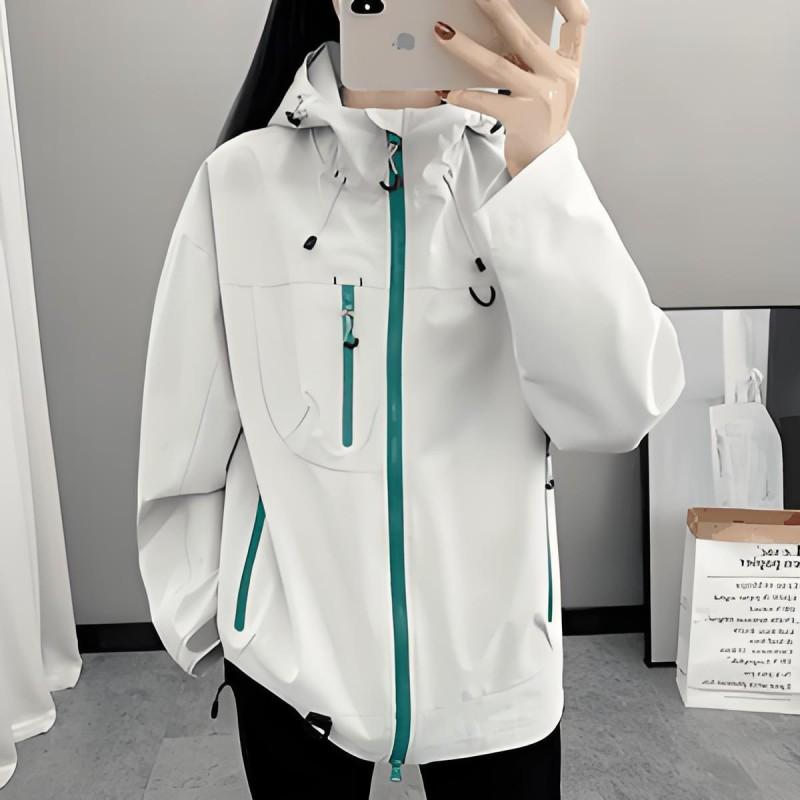 Mens Womens 3-in-1 Detachable Waterproof Windproof Hiking Jacket Outdoor Trekking Camping Fall Season