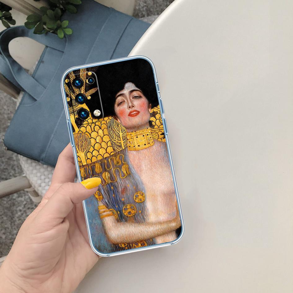 BF67 Густав Климт Прозрачный чехол из софтшелла для Motorola Moto Edge 20 30 40 50 S30 Fusion Ultra Pro Neo Lite + G200 G23