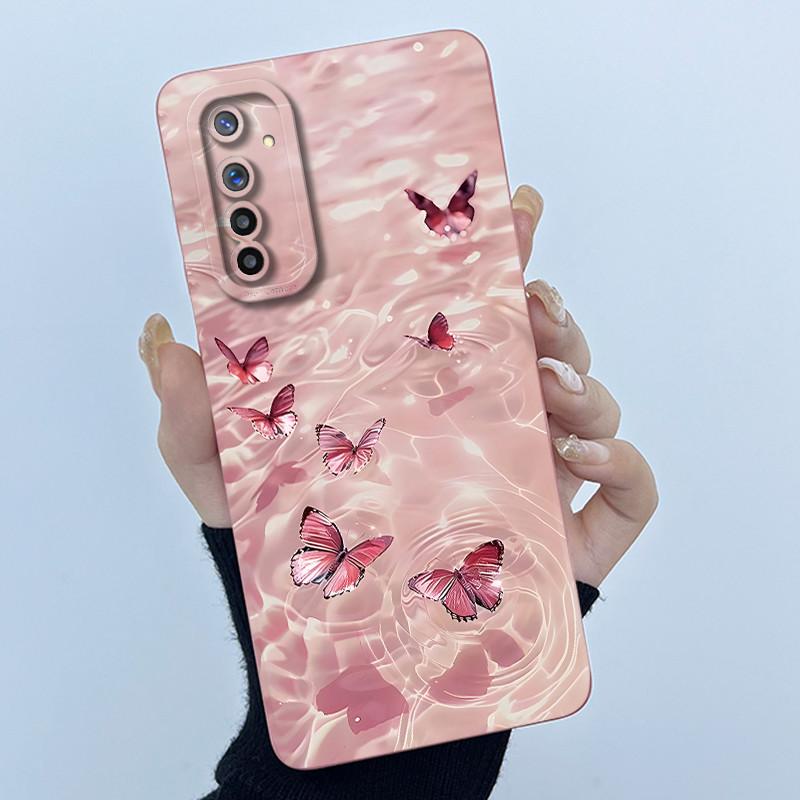 Чехол для телефона Realme 6 Чехол Realme 6s Модный Простота Масляная живопись Цветок Мягкий Жидкий силикон Оболочка Для Realme 6 Pro Funda