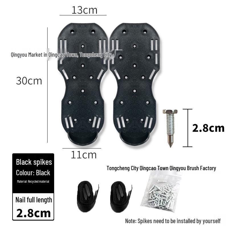 Cement Self-Leveling Epoxy Spiked Shoes - Non-Slip Construction & Garden Soil Loosening Tools