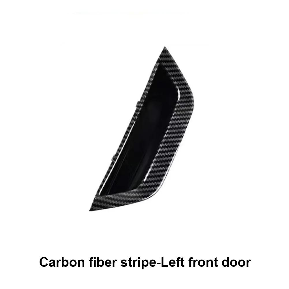 Для BMW X3 X4 F25 F26 2010 2011 2012 2013 2014 2015 2016 Панель внутренней ручки двери автомобиля Крышка-накладка из АБС-пластика с текстурой карбона/Черная/Бежевая