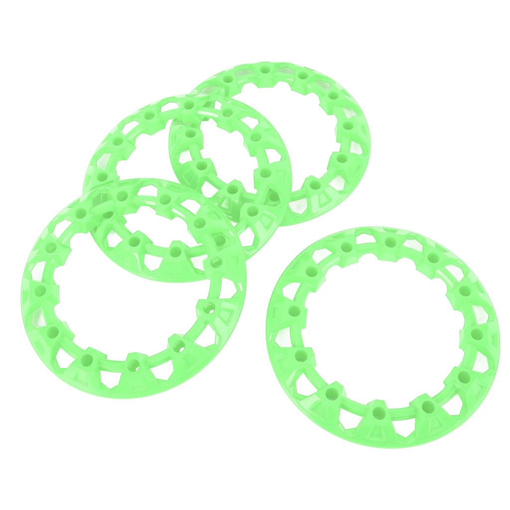 4 шт. 8-дюймовые колесные колпаки для квадроцикла, защита ступицы, декор, устойчивые к царапинам пластиковые колпаки, универсальные для картинга, зеленые