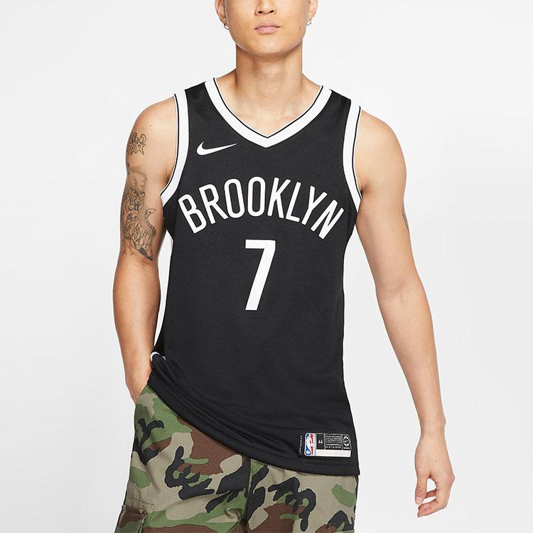 Nike NBA Brooklyn Nets Swingman Road Джерси Черный Мужской Уличный 864459-018