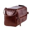 New Genuine Leather Shaving Bag for Men Leather Dopp Kit Toiletry Bag