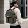 Two-compartment Urban School Backpack Premium Army Green 35X44X17