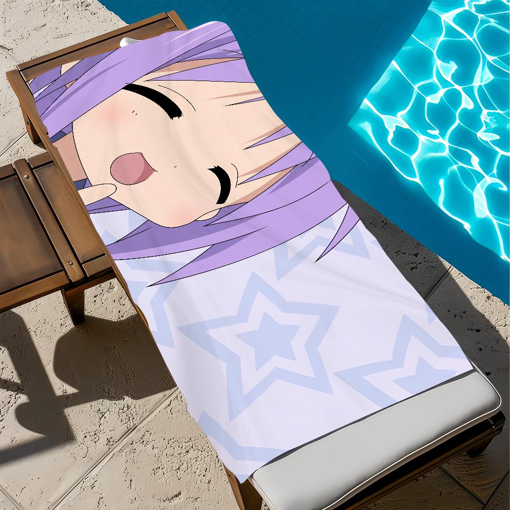 l-lucky anime s-stear Towel Large Quick-Drying Microfiber soft Beach Towel for Travel Fitness Sauna Bathing Camping