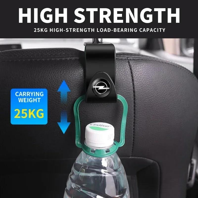 Car Seat Headrest Hook Car Interior Back Seat Organizer Hanger For Opel Astra Insignia Mokka Zafira Corsa Vectra Antara Meriva KC5