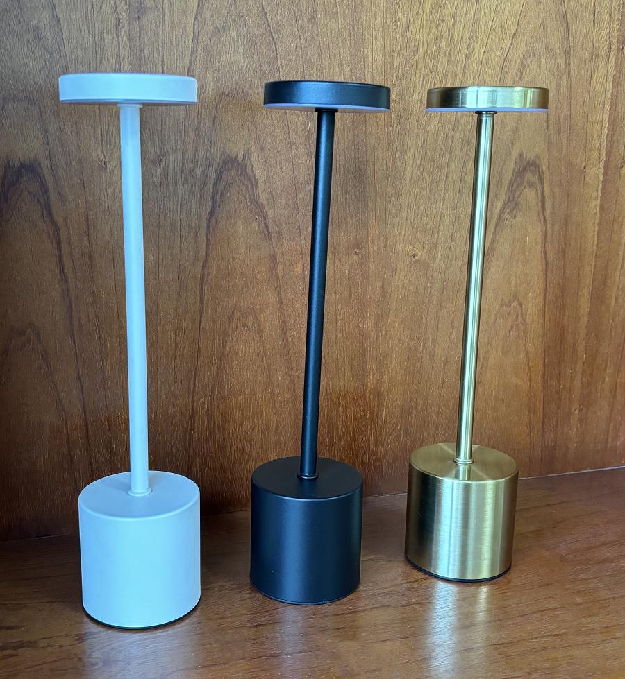 Светодиодный ночник с зарядкой от USB, беспроводной, сенсорный, настольный светильник для клубов, баров, домашнего декора отеля, регулируемая яркость, настольная лампа