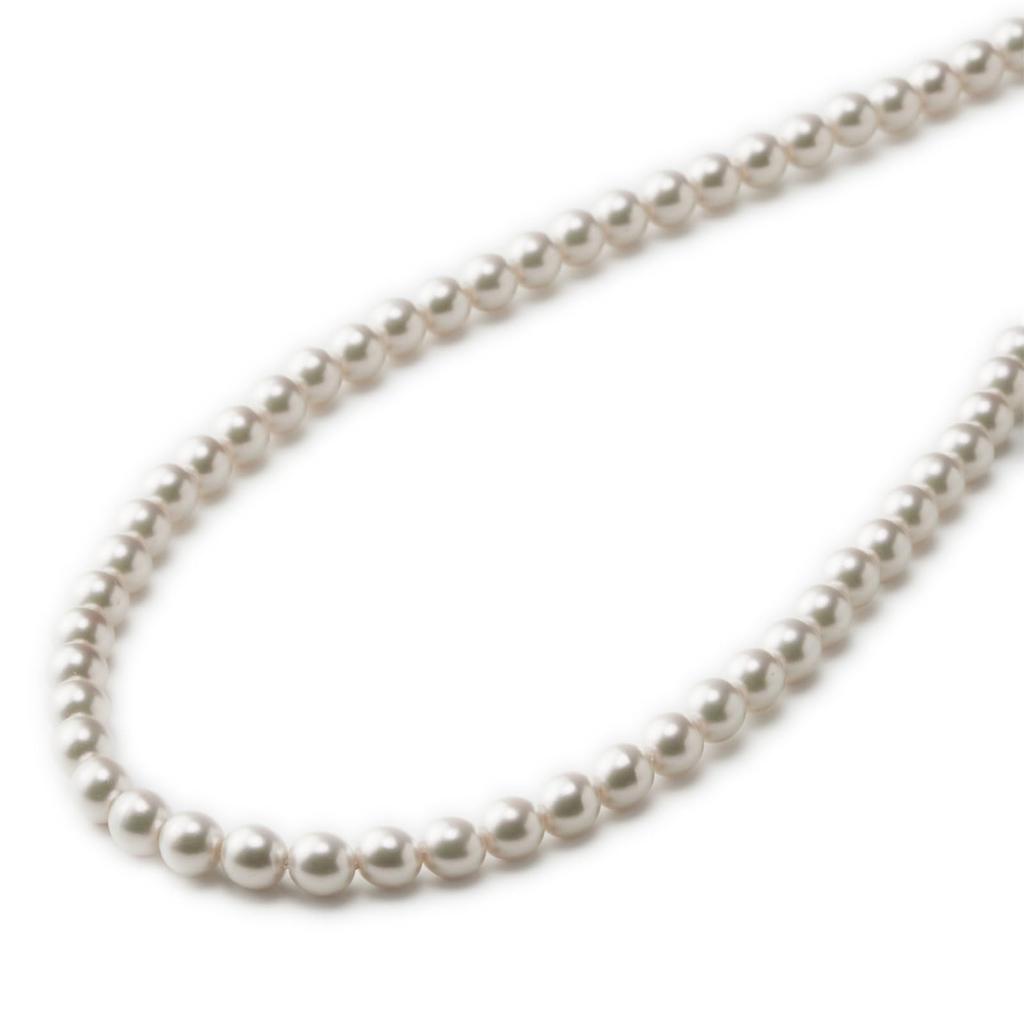 Quality Artificial Shine Comparable To Real Akoya Craftsmanship Pearl Necklace Long for Formal Casual Occasions Long Pearl Necklace Japan Made In