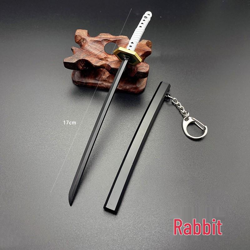 Demon Slayer Keychain: Kamado Tanjiro Nichirin Sword - Water, Insect, Flame Pillar Weapon Model Pendant