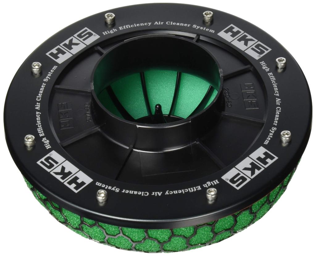 Система воздухозаборника HKS Super Power Flow Основной тип фильтра Диаметр трубы Универсальный (Впускные детали) 200-80 Единица, 200 (Сухой 3-слойный, Зеленый), 84,