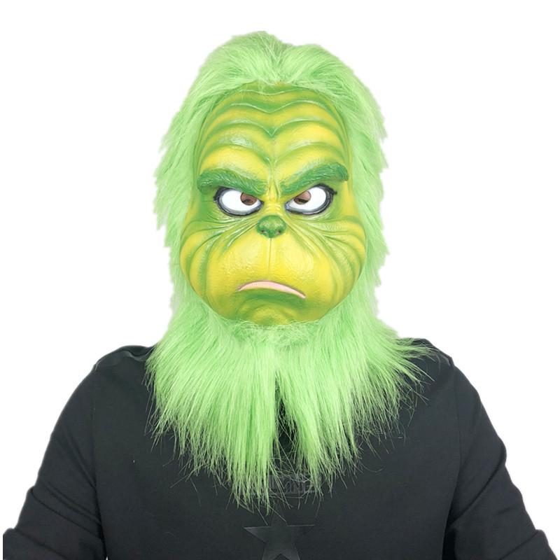 Christmas The Grinch Green Monster Mask Christmas Grinch Movie Merchandise Grinch Headgear