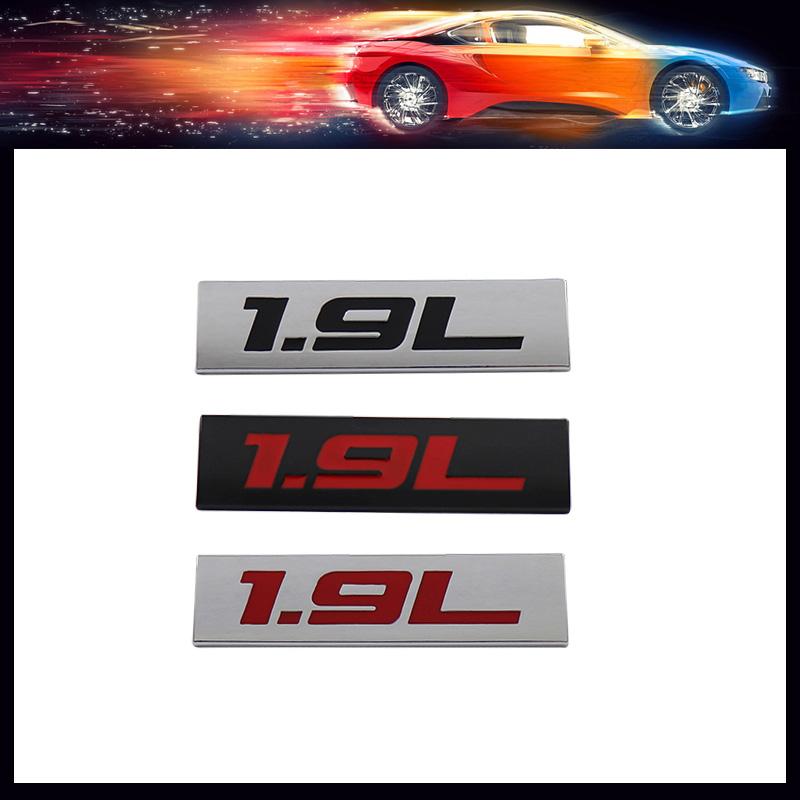 Premium 1.9L 1.9 L for Universal car Engine Hood Fender trunk Tail Rear Bonnet Nameplate Decal Emblem Badge Sticker