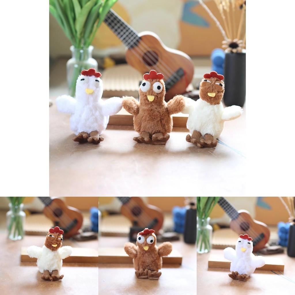 Милый плюшевый брелок в виде Пузырчатого цыпленка с мягким коротким ворсом для украшения сумки и подарков