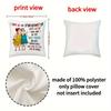 1Pc Contemporary "Friend" Sofa Living Room Bedroom Bed Holiday Decorative Cushion Cover, 18X 18 Inches Without Pillow Core