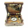 Nautical Maritime Brass Master Box & Compass Telescope Magnifying Glass