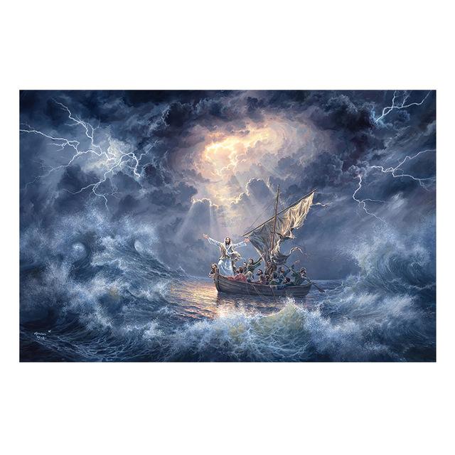 Скандинавский минималистский настенный рисунок католический христианский Святой Иисус HD холст постер печать для дома спальня гостиная украшение