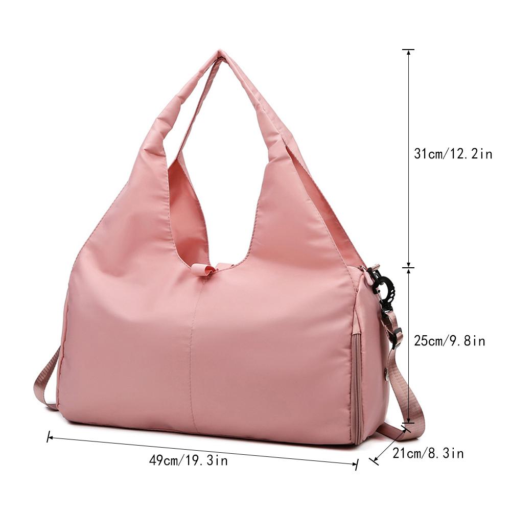 Дорожная спортивная сумка Спортивная сумка-тоут для йоги и спортзала Weekender Сумка через плечо с отделением для обуви