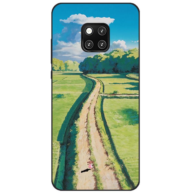Case For Huawei Mate 20 pro case cover Silicone bumper on For Huawei Mate 20 pro Cover Coque Capa for mate20 flower