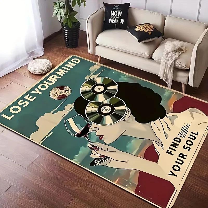 1PC Teddy Dog Pattern Door Mats Kitchen Rugs Non-Slip Pop arts design Bedroom Rugs Bath Mat Carpet for Home Sink Laundry Decor