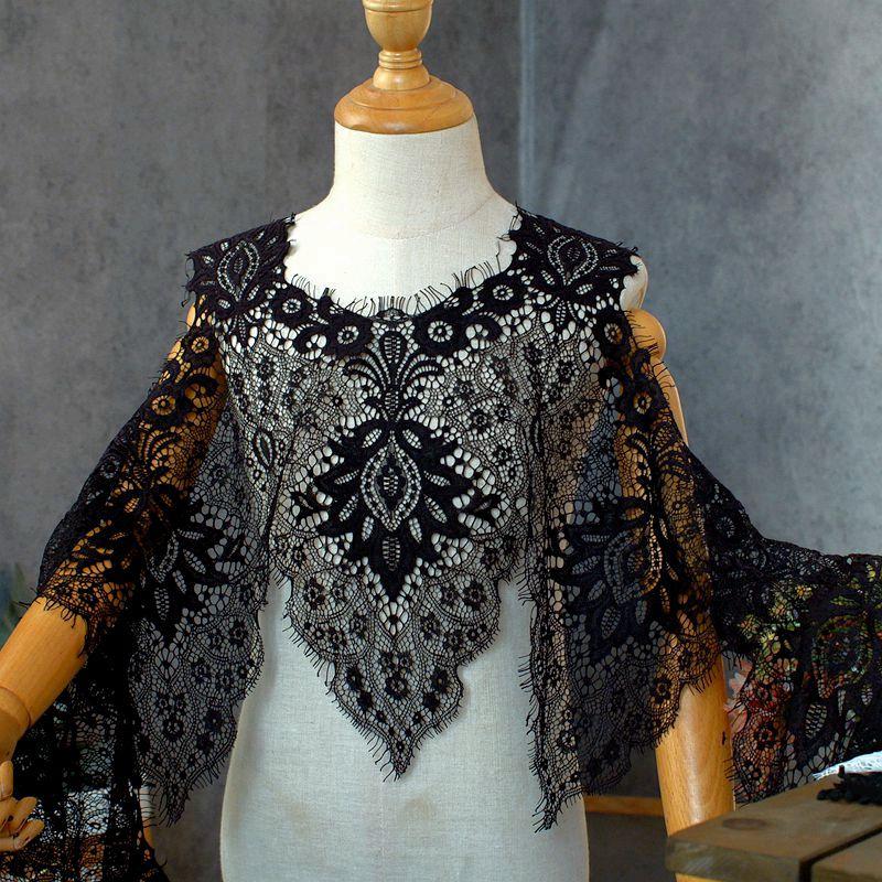 3 метра кружевная отделка ресниц, волнистая кромка, утолщенные ресницы, кружевная отделка, сделай сам, нижнее белье, жилет, вуаль, одежда, кружевная ткань