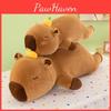 Plush Lounge Capybara Pillow Cozy Bedrest Companion Snuggle Sleep Stuffed Toy