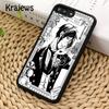 Чехол для телефона Krajews Black Butler Kuroshitsuji с аниме для iPhone 14 5 SE 6s 7 8 plus X XR XS 11 12 13 pro max Samsung S21 S22 ultra