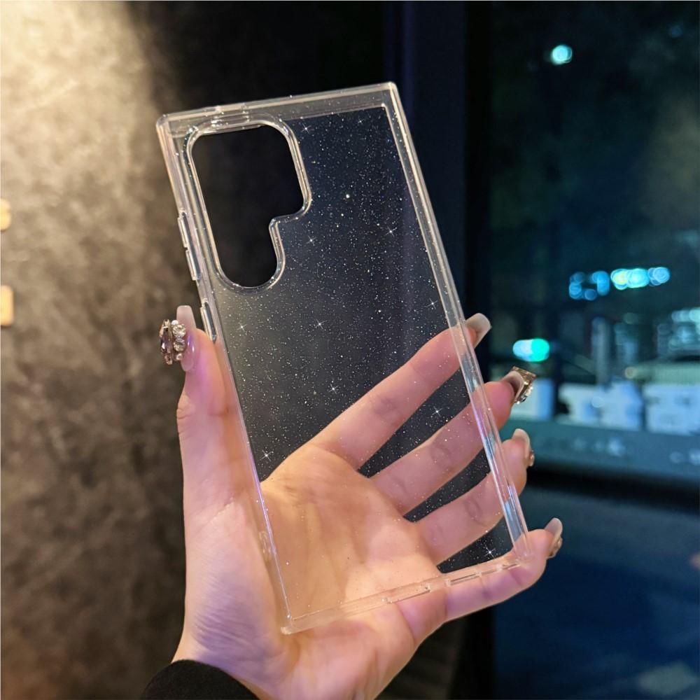 Блестящий Прозрачный Ультратонкий Чехол Для Samsung Galaxy S25 S24 S23 FE S22 Plus A55 A35 5G A25 A15 A05S A54 A14 A34 A53 A23 Обложка