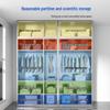 Thickened 304 Stainless Steel Multi-Door Wardrobe and Shoe Cabinet