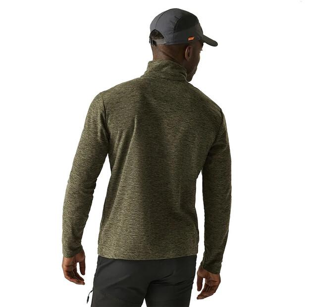 Regatta Fleece Jacket with Half-zip Thompson Marl